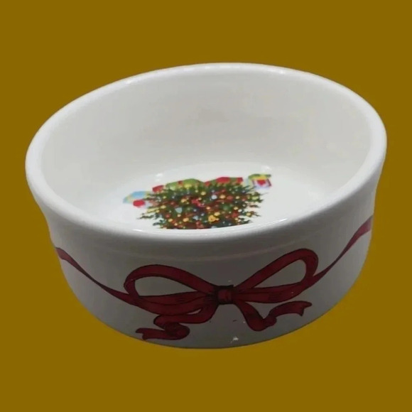 Martha stewart dip mix set christmas bowl & nife - Picture 3 of 9